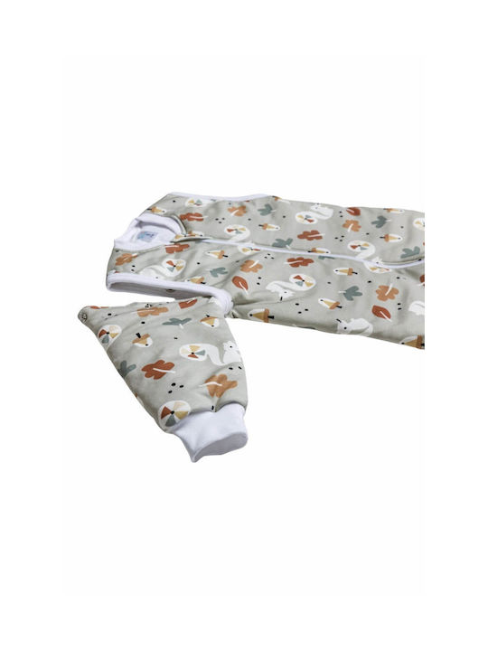 Tender Spring Sleeping Bag with Feet Classic 1 Tog Bay Leaf Mint with Detachable Sleeves