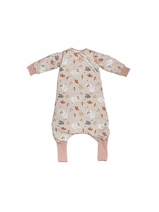Tender Spring Sleeping Bag with Feet Flex 1 Tog Nude with Detachable Sleeves