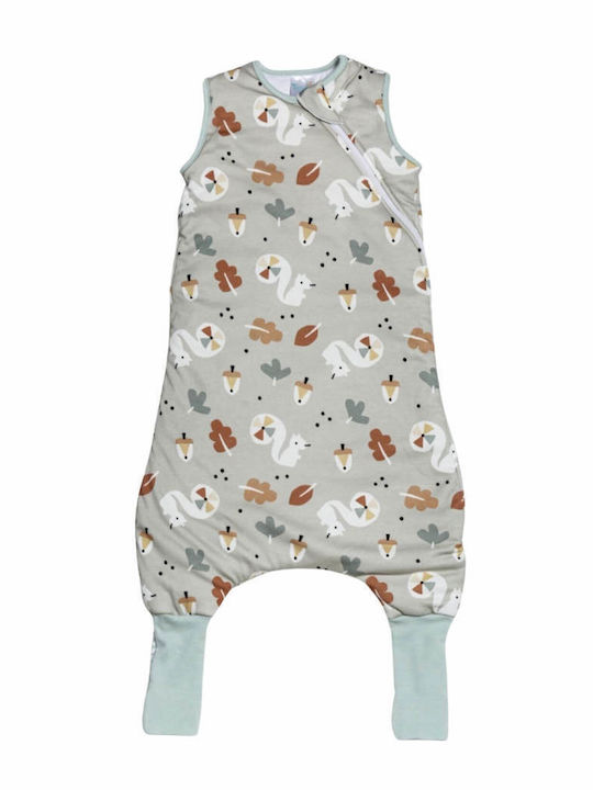 Tender Spring Sleeping Bag with Feet 1 Tog Bay Leaf Mint with Detachable Sleeves