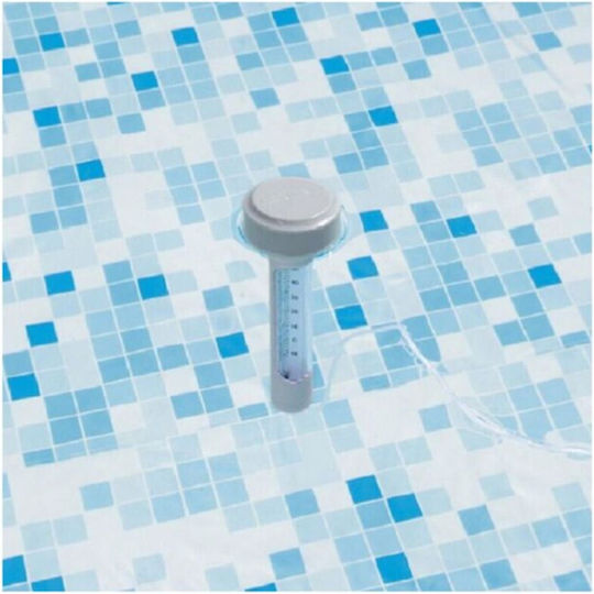 Floating Thermometer String Measuring Water Temperature In Pools 19 X 5 Cm White