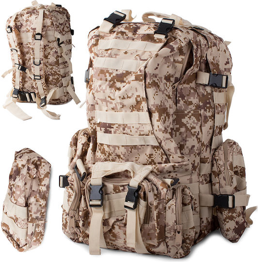 Military Rucksack Backpack Zola Adjustable Shoulder Straps 48.5 L Capacity 2 Detachable Side Pockets