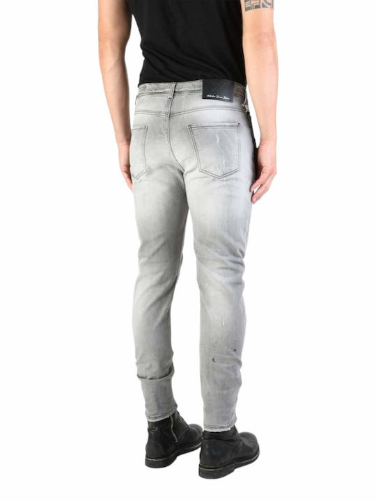 Pantaloni Jeans pentru Bărbați Elastic Gri