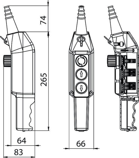Краново управление с висящ педант Pks-3w02
