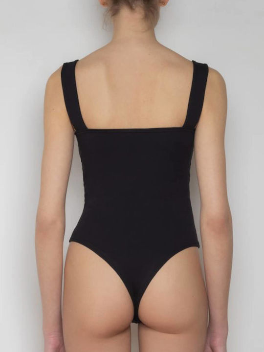 The C Edition Frauen Bodysuit Schwarz