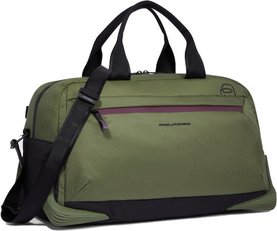 Piquadro Geantă de voiaj Înapoi Verde Textil L52xW27xH29cm