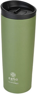 Estia Travel Mug Save The Aegean Ποτήρι Θερμός Ανοξείδωτο BPA Free Forest Spirit 500ml