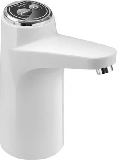 Edman Elektrische Flaschenpumpe Trinkwasserspender Touch Control Haushaltsgebrauch USB-Ladung Weiß