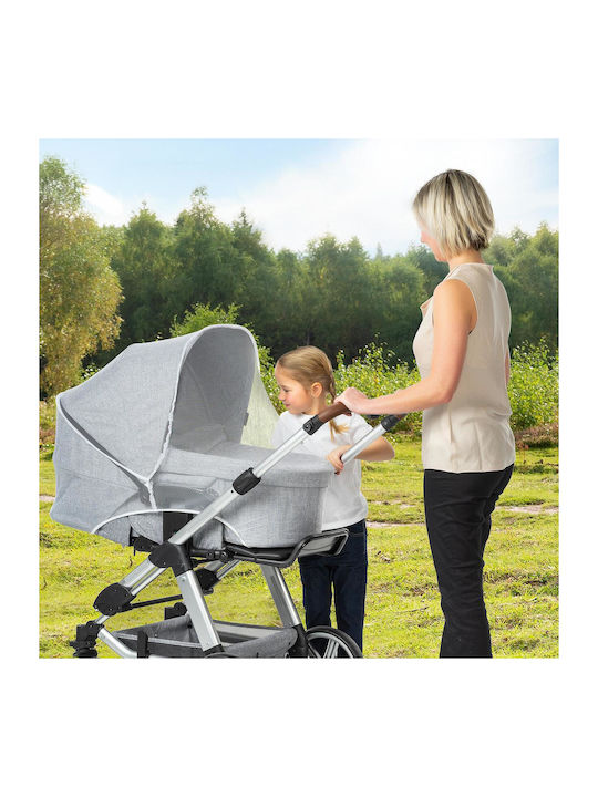 Reer Mosquito Net for Stroller Bitesafe Made of Tulle with Elastic Band White