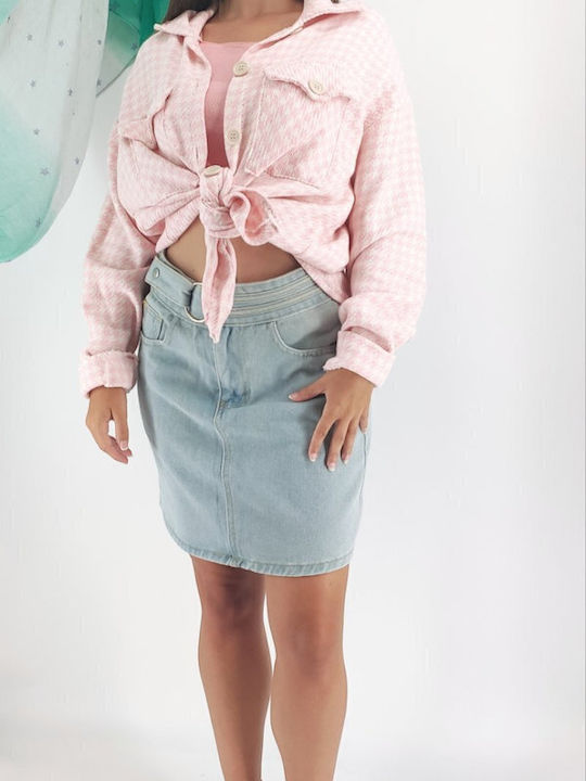 Γυναικείο Ροζ Overshirt