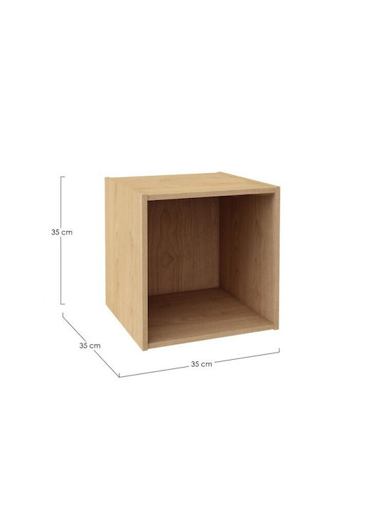 Shelf Wall Composite Natural 35x35x35cm