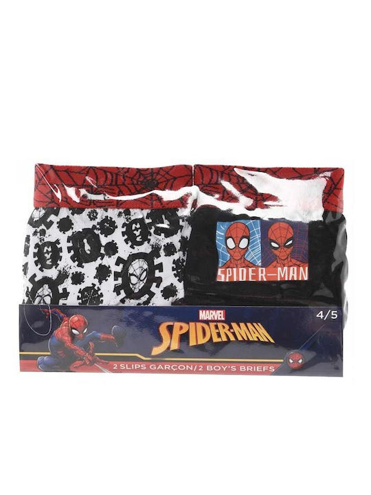 Marvel Set of Kids' Briefs White 2pcs