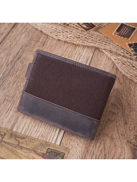 Leather Men's Briefcase Brown