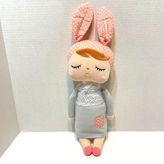 Zola Textile Doll Rosa Bunny Jumpsuit Bunny Bonnet Soft Pleasant To Touch 34 Cm
