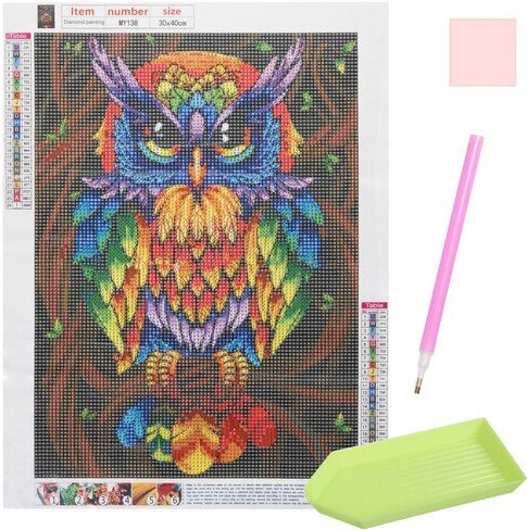 Goblin Mosaik Diamanten Zola Weise Eule 30x40 cm