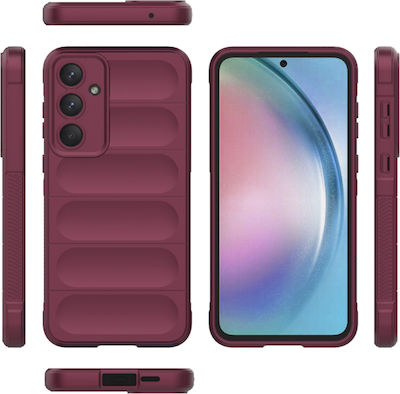 Techsuit Shield Umschlag Rückseite Lila (Galaxy A35)