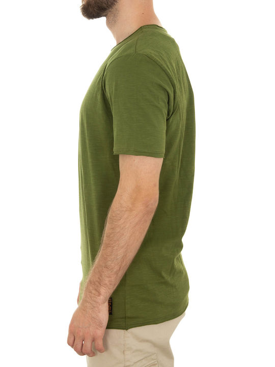 Staff Herren T-Shirt Kurzarm Grün