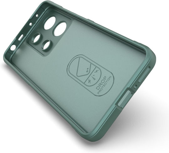 Techsuit Shield Umschlag Rückseite Silikon Burgundisch (Redmi Note 13 4G)