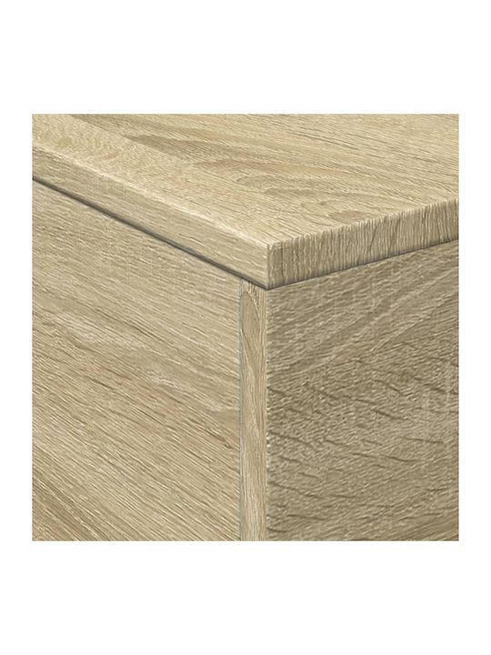 Square Side Table Wooden Sonoma Oak M50xL50xH40cm