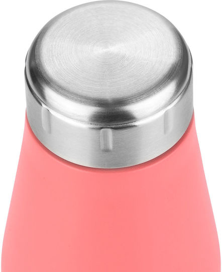 Estia Travel Flask Save the Aegean Ανακυκλώσιμο Μπουκάλι Θερμός Ανοξείδωτο BPA Free 350ml Fusion Coral