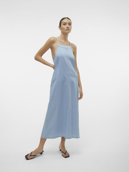 Summer Midi Dress Light Blue