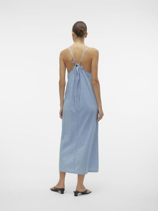 Summer Midi Dress Light Blue