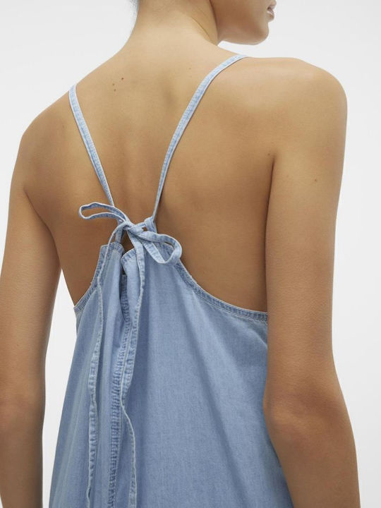 Summer Midi Dress Light Blue