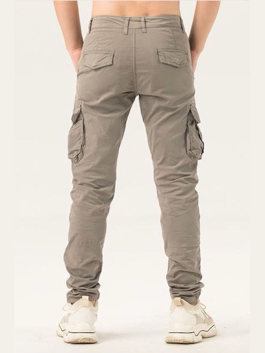 Cargo Straight Trousers Grey