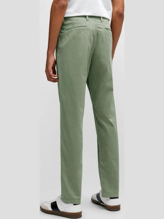 Trousers Chino Elastic in Slim Fit Mintgreen