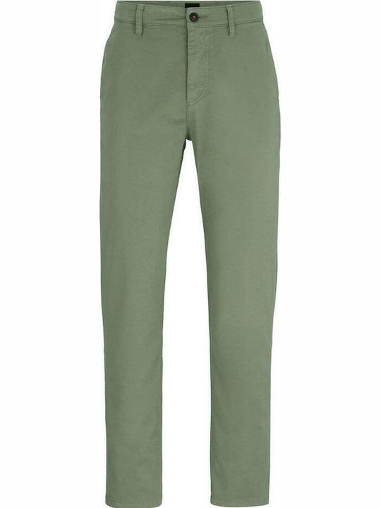 Trousers Chino Elastic in Slim Fit Mintgreen