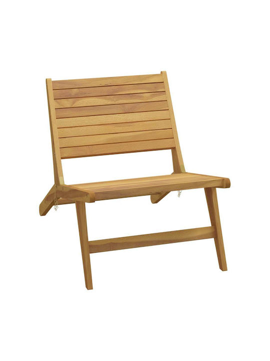 Outdoor Chair Wooden Coffee 60x135x65cm