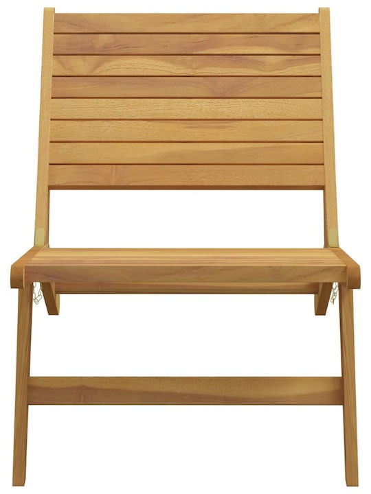 Outdoor Chair Wooden Coffee 60x135x65cm