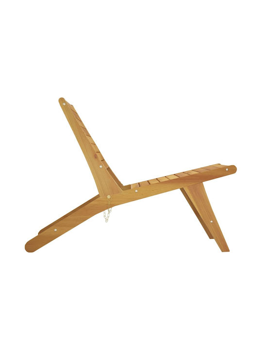 Outdoor Chair Wooden Coffee 60x135x65cm