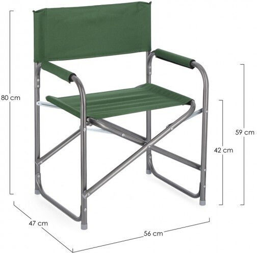 Regiestuhl Aluminium Olbia Green 56x47x80εκ.