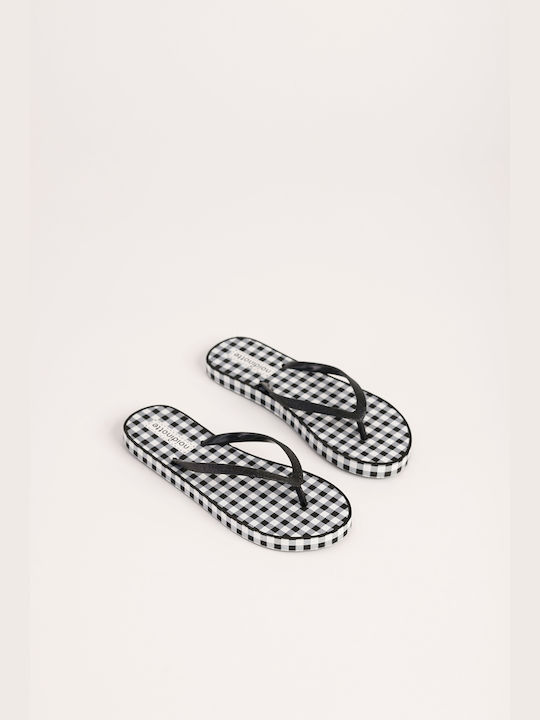 Noidinotte Frauen Flip Flops in Schwarz Farbe