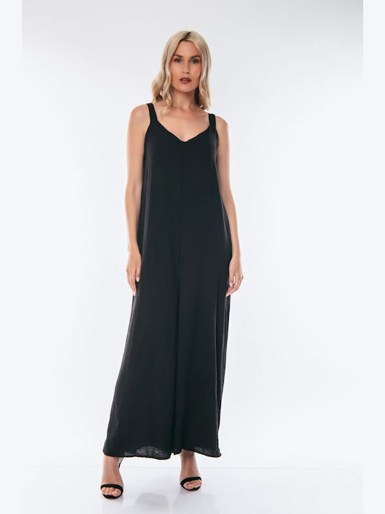 Schwarzer Jumpsuit