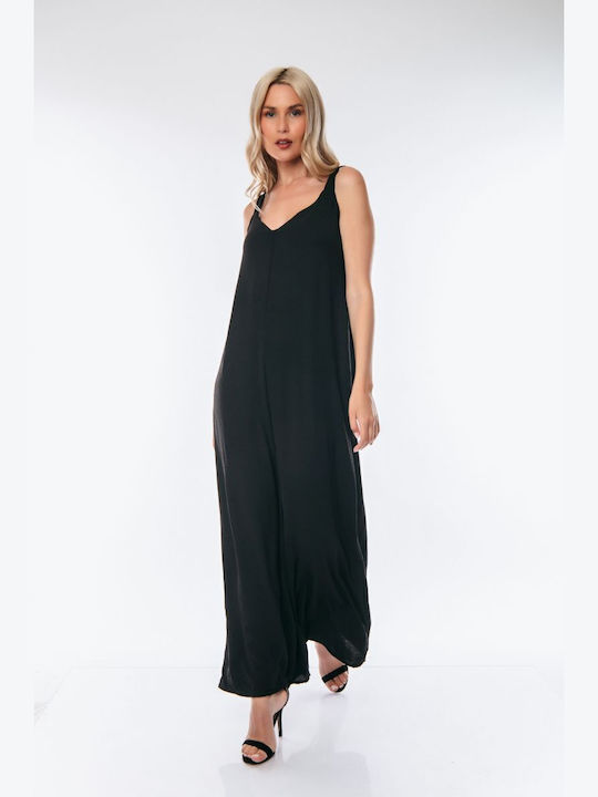 Schwarzer Jumpsuit