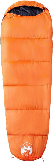 vidaXL Sleeping Bag Μονό Πορτοκαλί