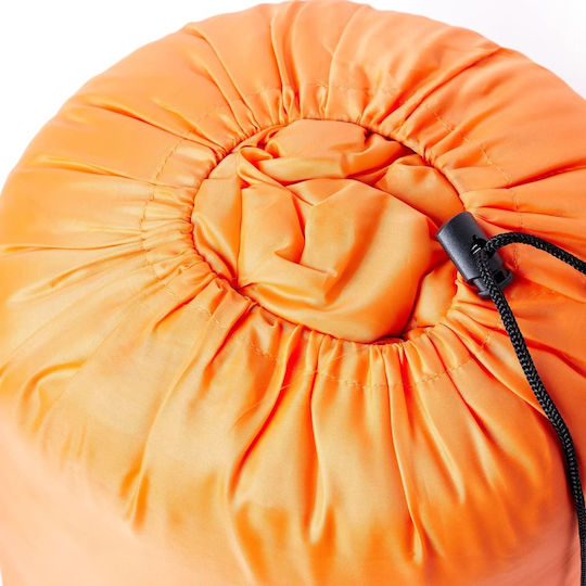 vidaXL Schlafsack Einzeln Orange