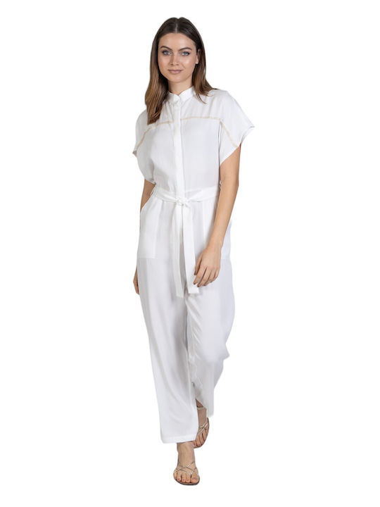 De Damă Salopetă White