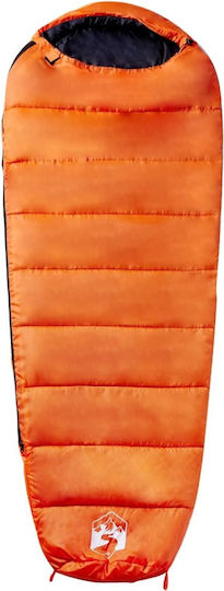 vidaXL Schlafsack Einzeln Orange