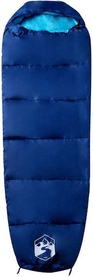 vidaXL Sac de dormit Single Albastru
