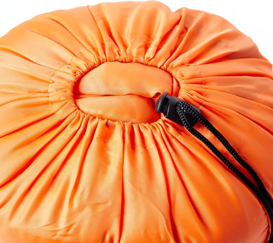 vidaXL Sleeping Bag Μονό Πορτοκαλί