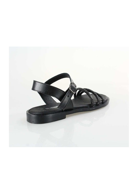 Blondie Women's Flat Sandals in Black Color