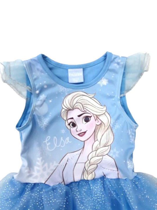 Disney Children's Dress Frozen Tulle Turquoise