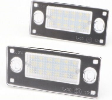 Φώτα Πινακίδας Led για Audi A3 / A4 / RS4 2001-2003 2τμχ