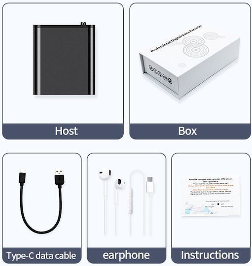 JnN Q8 Abhörwanze Mit Kapazität von 4GB