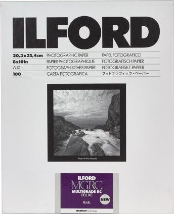 Ilford MGRCDL25M 20.3x25.4cm 25 Sheets Darkroom Paper