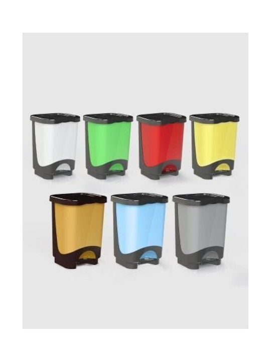 Sterk Casandra Coș de Gunoi Plastic cu Pedală Multicolor 28lt 1buc