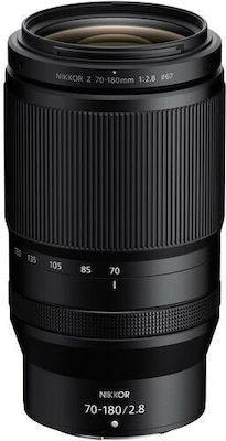 Nikon Full Frame Φωτογραφικός Φακός Nikkor Z 70-180mm f/2.8 Tele Zoom για Nikon Z Mount Black