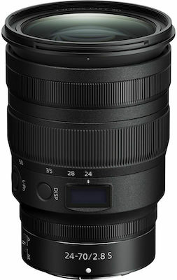 Nikon Full Frame Camera Lens NIKKOR Z 24-70mm f/2.8 S Standard Zoom for Nikon Z Mount Black